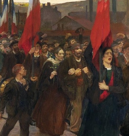 2019 03 jules Adler la grève au Creusot mahj TLM