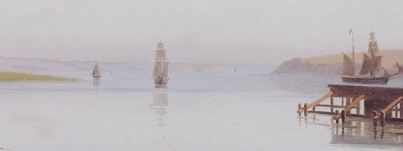 2020 08 CM_LAESSOE T., Bateaux dans un fjord (vers 1850) TLM