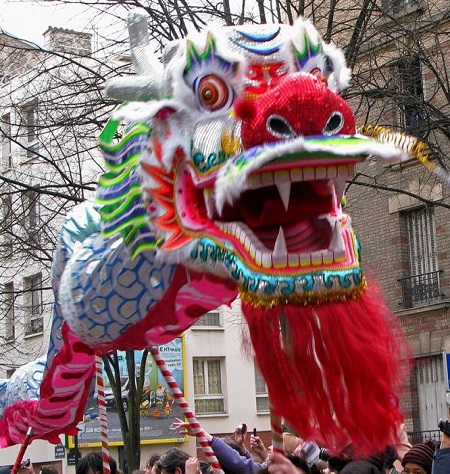 Quartier Paris 13 - Nouvel an chinois Dragon